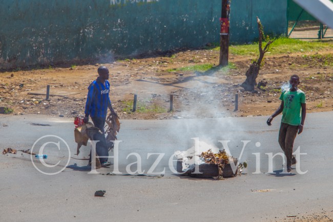 protest.cord.anti-IBEC.demonstration.June6th.2016.Kisumu.kenya.roadblock.burning.riot-19
